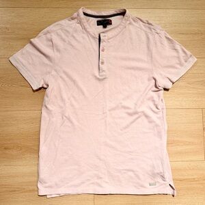 G by Guess Light Pink Short Sleeve Polo Shirt